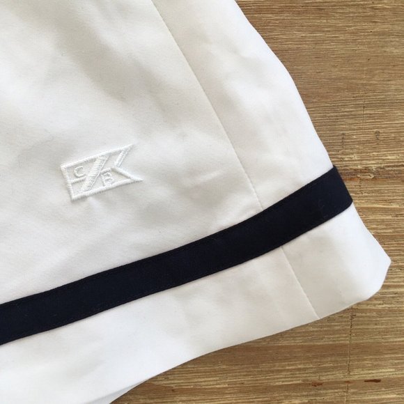 CUTTER & BUCK Womens Pleated A Line Tennis Golf Skirt White Black Stripe Size 4 - Picture 2 of 5